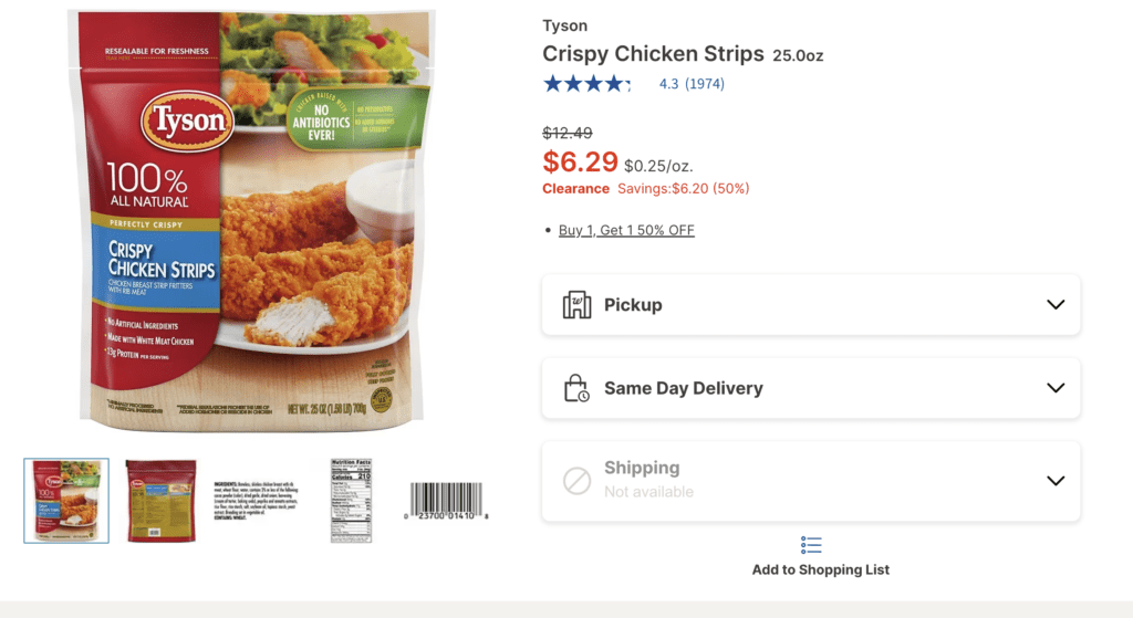 &Lt;S&Gt;Tyson Anytizers For $2.99 &Amp; Tyson Chicken Strips From $4.72 At Walgreens&Lt;/S&Gt; Expired